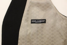 Load image into Gallery viewer, Dolce &amp; Gabbana Black Cotton Dress Vest Blazer Jacket
