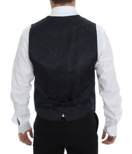 Load image into Gallery viewer, Dolce &amp; Gabbana Blue Cotton Stretch Dress Vest Blazer
