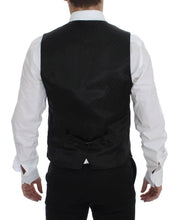 Load image into Gallery viewer, Dolce &amp; Gabbana Black Wool Silk Dress Vest Gilet Weste
