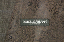 Load image into Gallery viewer, Dolce &amp; Gabbana Brown Check Wool Single Breasted Vest
