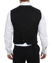 Load image into Gallery viewer, Dolce &amp; Gabbana Black Cotton Blend Dress Vest Gilet
