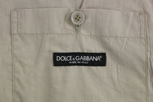 Load image into Gallery viewer, Dolce &amp; Gabbana Beige Cotton Slim Fit Button Front Dress Vest
