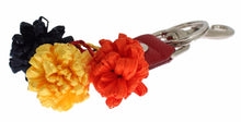 Load image into Gallery viewer, Dolce &amp; Gabbana Multicolor Sicily Raffia Leather Keychain
