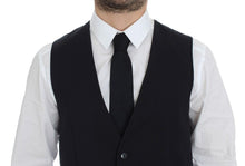 Load image into Gallery viewer, Dolce &amp; Gabbana Blue Cotton Stretch Dress Vest Blazer
