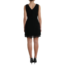 Load image into Gallery viewer, Dolce &amp; Gabbana Black Lace Sheath A-line Mini SARTORIA Dress
