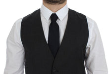 Load image into Gallery viewer, Dolce &amp; Gabbana Gray Wool Formal Dress Vest Gilet Weste
