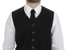 Load image into Gallery viewer, Dolce &amp; Gabbana Black Cotton Blend Dress Vest Gilet
