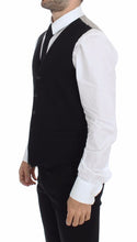 Load image into Gallery viewer, Dolce &amp; Gabbana Black Cotton Dress Vest Blazer Jacket
