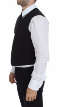 Load image into Gallery viewer, Dolce &amp; Gabbana Black Flax Cotton Dress Vest Blazer
