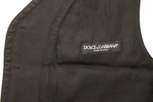 Load image into Gallery viewer, Dolce &amp; Gabbana Black Cotton Blend Dress Vest Gilet
