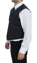 Load image into Gallery viewer, Dolce &amp; Gabbana Gray Wool Blend Logo Vest Gilet Weste
