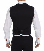 Load image into Gallery viewer, Dolce &amp; Gabbana Black Cotton Viscose Dress Vest Blazer
