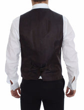 Load image into Gallery viewer, Dolce &amp; Gabbana Brown Check Wool Single Breasted Vest
