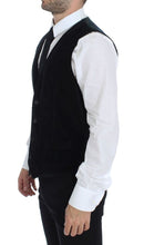 Load image into Gallery viewer, Dolce &amp; Gabbana Black Cotton Single Breasted Vest Gilet
