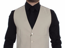 Load image into Gallery viewer, Dolce &amp; Gabbana Beige Cotton Stretch Dress Vest Blazer
