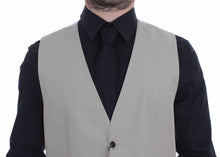 Load image into Gallery viewer, Dolce &amp; Gabbana Beige Cotton Silk Blend Dress Vest Blazer
