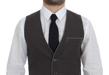 Load image into Gallery viewer, Dolce &amp; Gabbana Gray Polka Dot Dress Vest Gilet Weste
