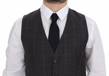 Load image into Gallery viewer, Dolce &amp; Gabbana Brown Check Wool Single Breasted Vest
