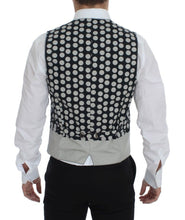 Load image into Gallery viewer, Dolce &amp; Gabbana Blue Polka Dot Dress Vest Gilet Weste
