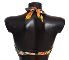 Load image into Gallery viewer, Dolce &amp; Gabbana Chic Multicolor Floral Bikini Top
