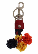 Load image into Gallery viewer, Dolce &amp; Gabbana Multicolor Sicily Raffia Leather Keychain
