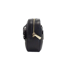 Load image into Gallery viewer, Michael Kors Jet Set Small Black Pebbled Leather East West Zip Belt Bag
