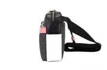 Load image into Gallery viewer, Michael Kors Cooper Small Black Pink Signature PVC Utility Crossbody Bag
