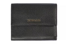 Load image into Gallery viewer, Trussardi Elegant Black Leather Women&#39;s Wallet
