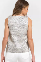 Load image into Gallery viewer, Trussardi Elegant V-Neck Jacquard Top in Beige
