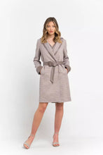 Load image into Gallery viewer, Trussardi Chic Beige Cotton Kimono Coat with Contrasting Accents
