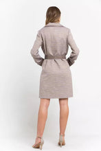 Load image into Gallery viewer, Trussardi Chic Beige Cotton Kimono Coat with Contrasting Accents
