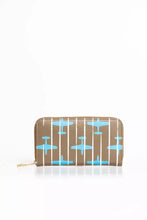Load image into Gallery viewer, Trussardi Elegant Striped Zip Leather Wallet
