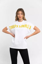 Load image into Gallery viewer, Trussardi Elegant Kimono Model Cotton Tee in White
