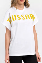 Load image into Gallery viewer, Trussardi Elegant Kimono Model Cotton Tee in White
