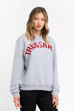 Load image into Gallery viewer, Trussardi Oversized Round-Neck Cotton Blend Sweatshirt
