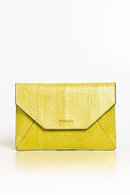 Load image into Gallery viewer, Trussardi Elegant Envelope Clutch in Delicate Elaphe
