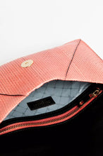 Load image into Gallery viewer, Trussardi Elegant Perforated Leather Envelope Clutch
