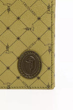 Load image into Gallery viewer, Trussardi Elegant Green Crespo Leather Monogram Wallet

