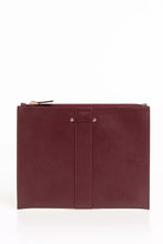 Load image into Gallery viewer, Trussardi Elegant Calfskin Clutch with Logo Detailing
