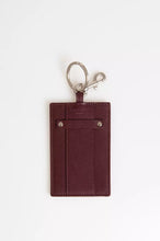 Load image into Gallery viewer, Trussardi Elegant Leather Keychain with Stud Accents
