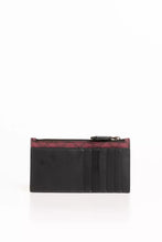 Load image into Gallery viewer, Trussardi Elegant Geometric Leather Card Holder
