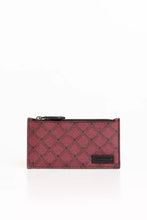Load image into Gallery viewer, Trussardi Elegant Geometric Leather Card Holder
