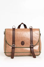 Load image into Gallery viewer, Trussardi Elegant Craquele-Effect Calfskin Briefcase
