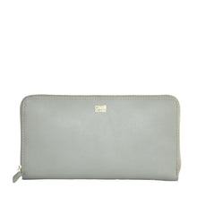 Load image into Gallery viewer, Cavalli Class Elegant Grey Calfskin Wallet for Her
