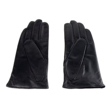 Load image into Gallery viewer, Cavalli Class Elegant Black and Blue Lambskin Gloves
