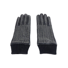 Load image into Gallery viewer, Cavalli Class Elegant Black Leather Gloves
