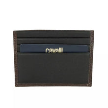 Load image into Gallery viewer, Cavalli Class Chic Calfskin Leather Card Holder
