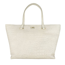 Load image into Gallery viewer, Cavalli Class Chic White Calfskin Leather Handbag
