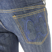 Load image into Gallery viewer, Cavalli Class Chic Dark Blue Regular Fit Denim
