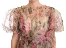 Load image into Gallery viewer, Dolce &amp; Gabbana Floral Print Nylon Maxi Dress
